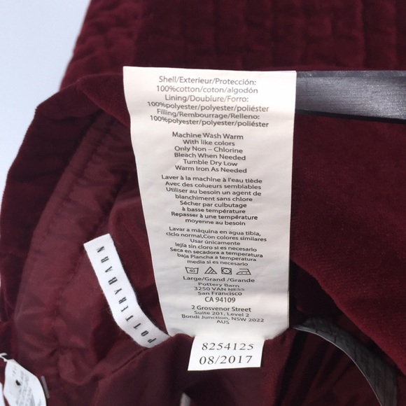 Pottery Barn Velvet Christmas Stocking “Dayton” - Picture 6 of 13